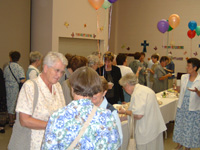 Sisters celebrating